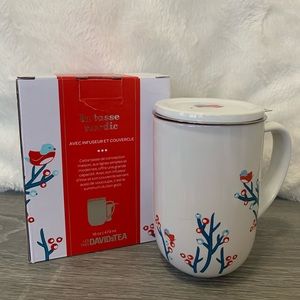Davidstea Davids tea Berries Bird Mug in box